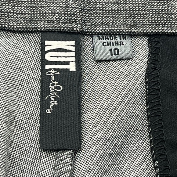 Kut from the Kloth Rose Bootcut Pant Black Marble Gray Grey Womens Size 10 NEW - Picture 2 of 13